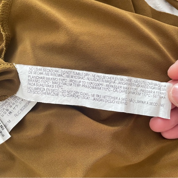 Zara Side Cut Out Cold Shoulder Dress Size M - Picture 9 of 9